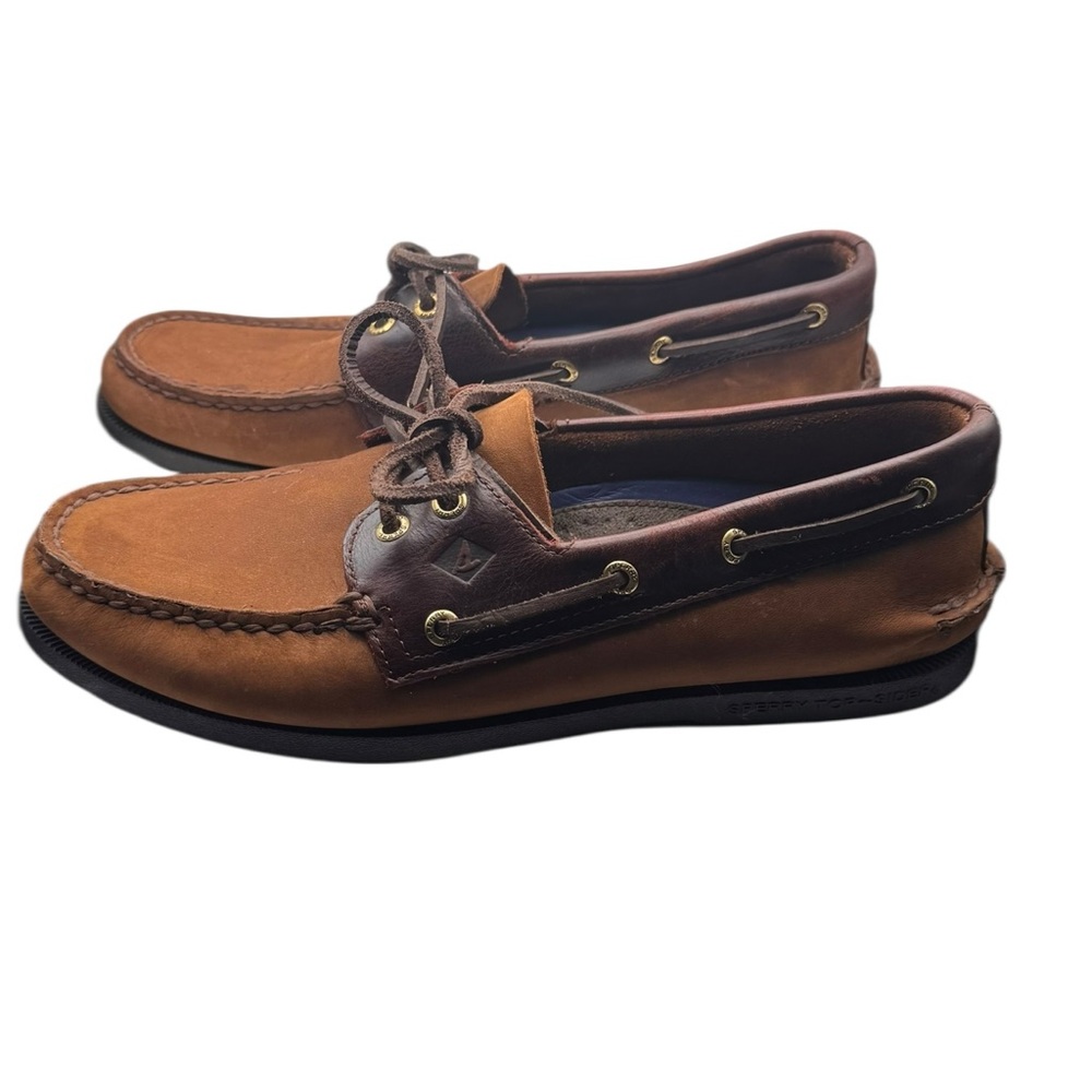 Sperry Two-Tone Leather Boat Shoes